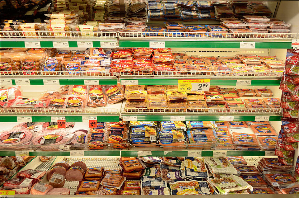 https://commons.wikimedia.org/wiki/File:SelectionOfProcessedMeats.jpg